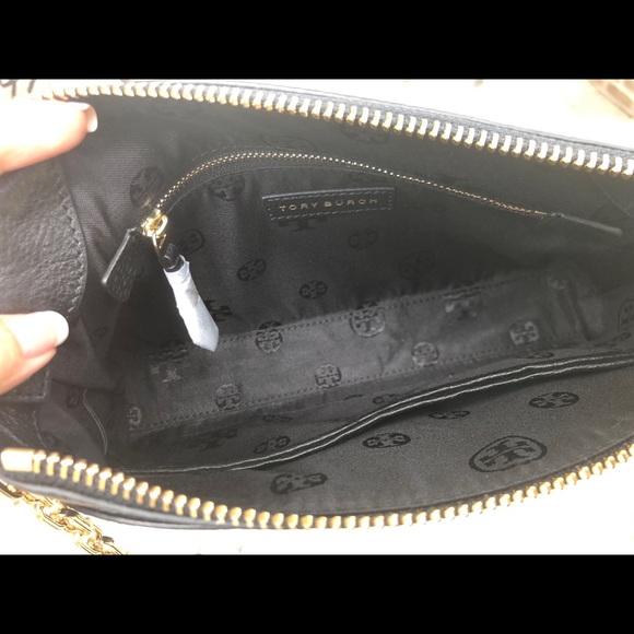 Tory Burch Bombe chain Crossbody Black Large - Picture 7 of 8